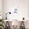 ayanami rei neon genesis evangelion watercolor print posters 1 - Anime Posters Mall