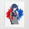darling in the franxx minimalist ichigo posters - Anime Posters Mall