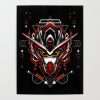 gundam head sacred geometry posters - Anime Posters Mall