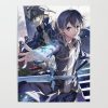 kirito y asuna sword art online6702121 posters - Anime Posters Mall