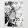 my hero academia shoto todoroki black white posters - Anime Posters Mall