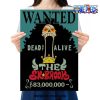 one piece brook burukku nostalgic retro kraft paper poster 353 - Anime Posters Mall