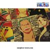 one piece character profile kraft paper poster 492 - Anime Posters Mall