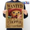 one piece chopper wanted kraft paper poster 117 - Anime Posters Mall