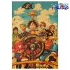 one piece luffy team kraft paper poster 844 - Anime Posters Mall