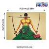 one piece roronoa zoro three sword kraft paper poster 814 - Anime Posters Mall