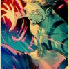 Anime Jujutsu Kaisen Posters Kraft Paper Vintage Poster Wall Art Painting Study Home Living Room Decoration 48 - Anime Posters Mall
