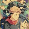 Anime Jujutsu Kaisen Posters Kraft Paper Vintage Poster Wall Art Painting Study Home Living Room Decoration 50 - Anime Posters Mall