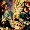 Anime My Hero Academia Retro Poster Manga Katsuki Bakugo Kraft Paper Prints Vintage Room Home Decor 1 - Anime Posters Mall