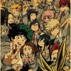 Anime My Hero Academia Retro Poster Manga Katsuki Bakugo Kraft Paper Prints Vintage Room Home Decor 15 - Anime Posters Mall