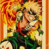 Anime My Hero Academia Retro Poster Manga Katsuki Bakugo Kraft Paper Prints Vintage Room Home Decor 22 - Anime Posters Mall