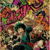 Anime My Hero Academia Retro Poster Manga Katsuki Bakugo Kraft Paper Prints Vintage Room Home Decor 36 - Anime Posters Mall