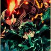 Anime My Hero Academia Retro Poster Manga Katsuki Bakugo Kraft Paper Prints Vintage Room Home Decor 41 - Anime Posters Mall