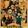 Anime My Hero Academia Retro Poster Manga Katsuki Bakugo Kraft Paper Prints Vintage Room Home Decor 9 - Anime Posters Mall