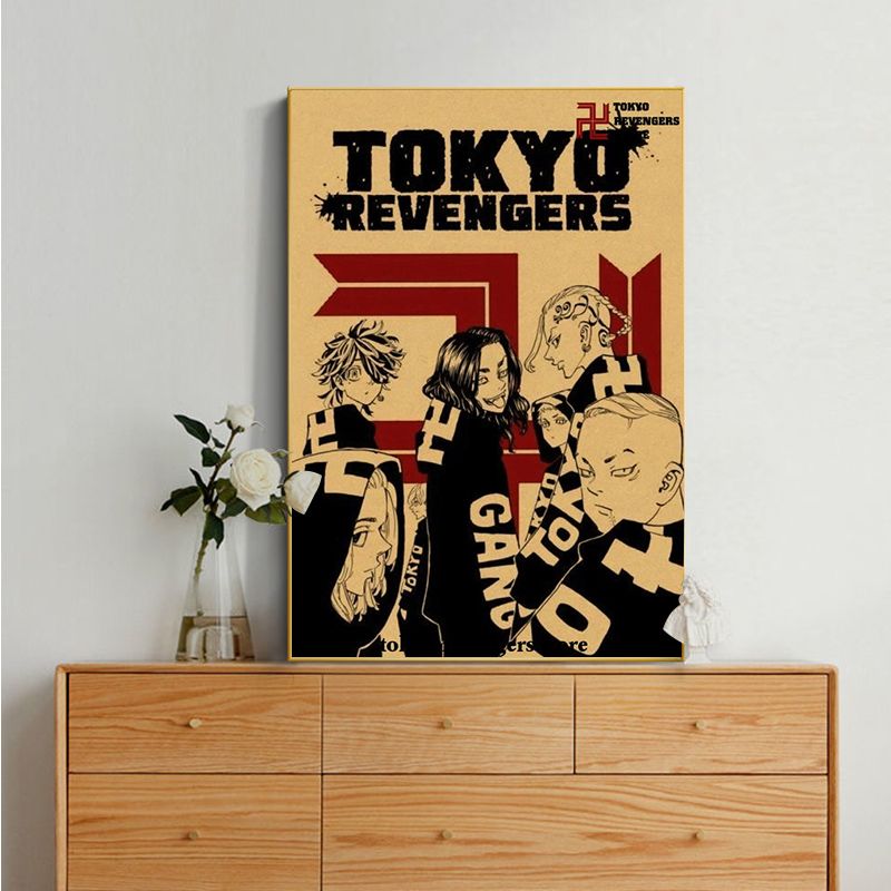 Anime Tokyo Revengers Good Quality Prints And Posters Vintage Room Bar Cafe Decor Nordic Home Decor 3 - Anime Posters Mall
