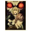 Death Note Retro Kraft Paper Poster of Classic Japan Anime Series Art Cartoon Painting Sticker for 13 - Anime Posters Mall