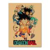 New Anime Retro Dragon Ball Paper Poster Cartoon Son Goku Vegeta IV Frieza Kuririn BedroomDecoration Painting - Anime Posters Mall