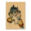 New Anime Retro Dragon Ball Paper Poster Cartoon Son Goku Vegeta IV Frieza Kuririn BedroomDecoration Painting 23 - Anime Posters Mall