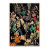 New Anime Retro Dragon Ball Paper Poster Cartoon Son Goku Vegeta IV Frieza Kuririn BedroomDecoration Painting 24 - Anime Posters Mall