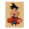 New Anime Retro Dragon Ball Paper Poster Cartoon Son Goku Vegeta IV Frieza Kuririn BedroomDecoration Painting 28 - Anime Posters Mall