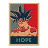New Anime Retro Dragon Ball Paper Poster Cartoon Son Goku Vegeta IV Frieza Kuririn BedroomDecoration Painting 29 - Anime Posters Mall