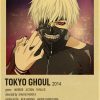 Retro Japanese lassic Anime Compilation Attack Giant Tokyo Ghoul Poster Painting Kraft Paper Hanging Painting Home 16 - Anime Posters Mall