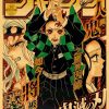 TIE LER A3 Japanese Classic Anime Poster Retro Kraft Paper Wall Stickers Home Bar Cafe Decor 32 - Anime Posters Mall