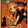 TIE LER A3 Japanese Classic Anime Poster Retro Kraft Paper Wall Stickers Home Bar Cafe Decor 34 - Anime Posters Mall